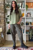 Clemmie Box Knit Moss Marl